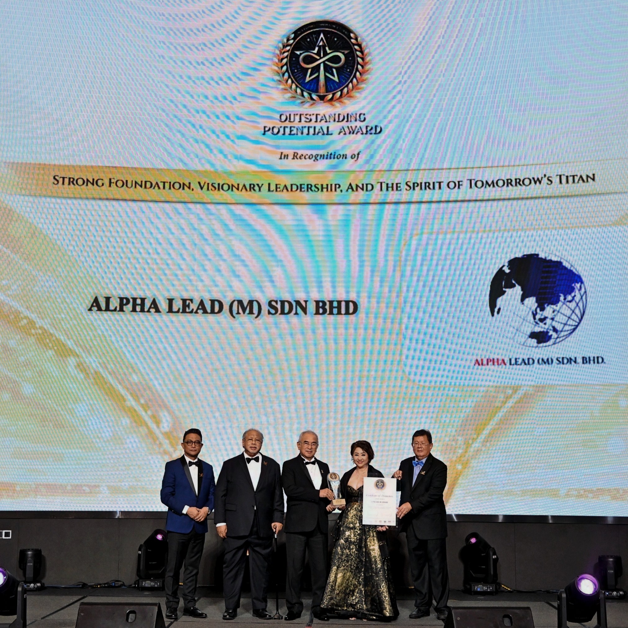 Rebecca Goh at Lang International Corporate Titan Awards